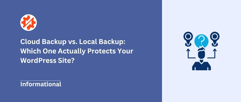 Cloud backup vs local backup