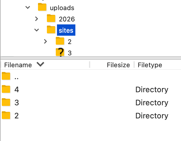 Siti secondari FTP multisito