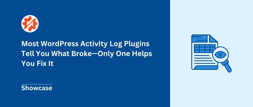 WordPress activity log plugin