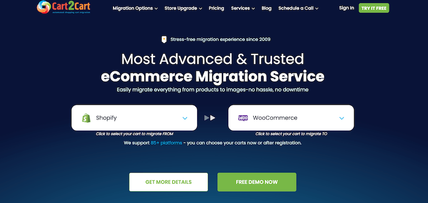 Servicio de migración Cart2Cart
