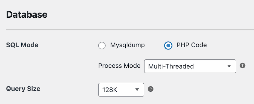 Duplicator PHP code