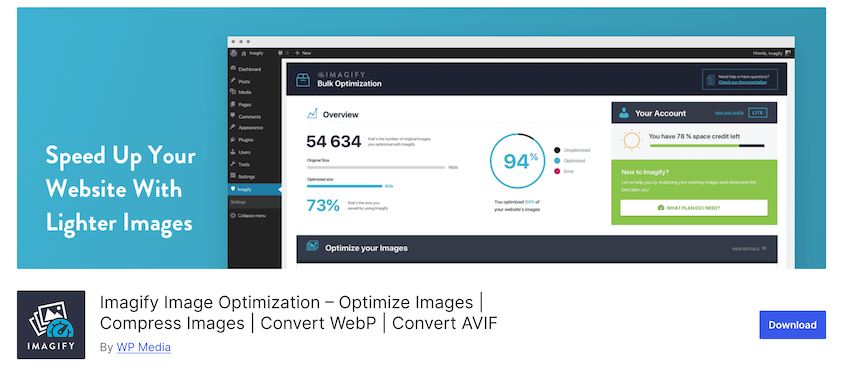 Imagify plugin