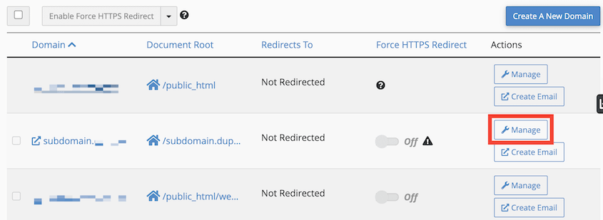 Gerir subdomínios no cPanel
