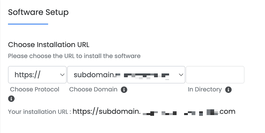 Instalação do Softaculous num subdomínio