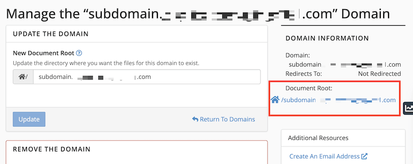 Raiz de documentos do subdomínio «Open»