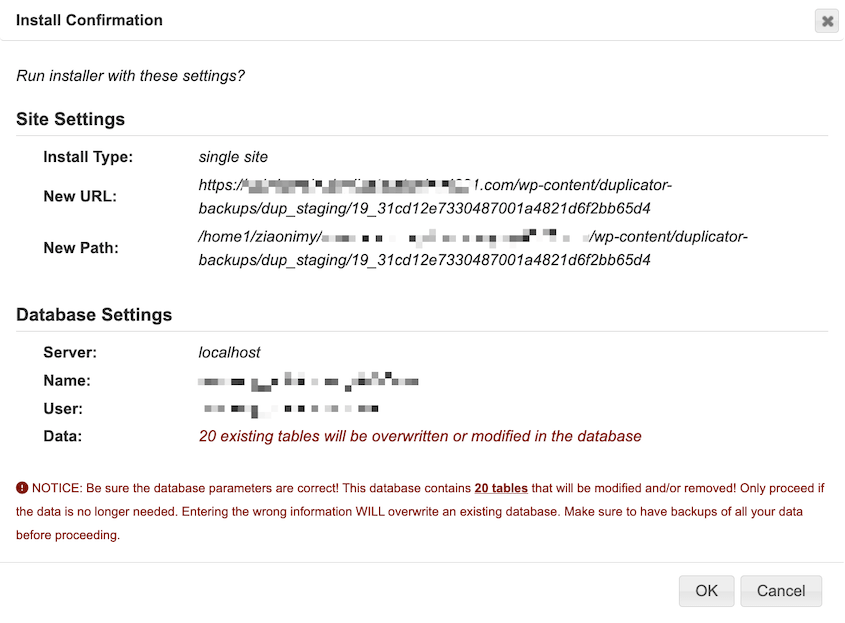 Confirm WooCommerce staging install