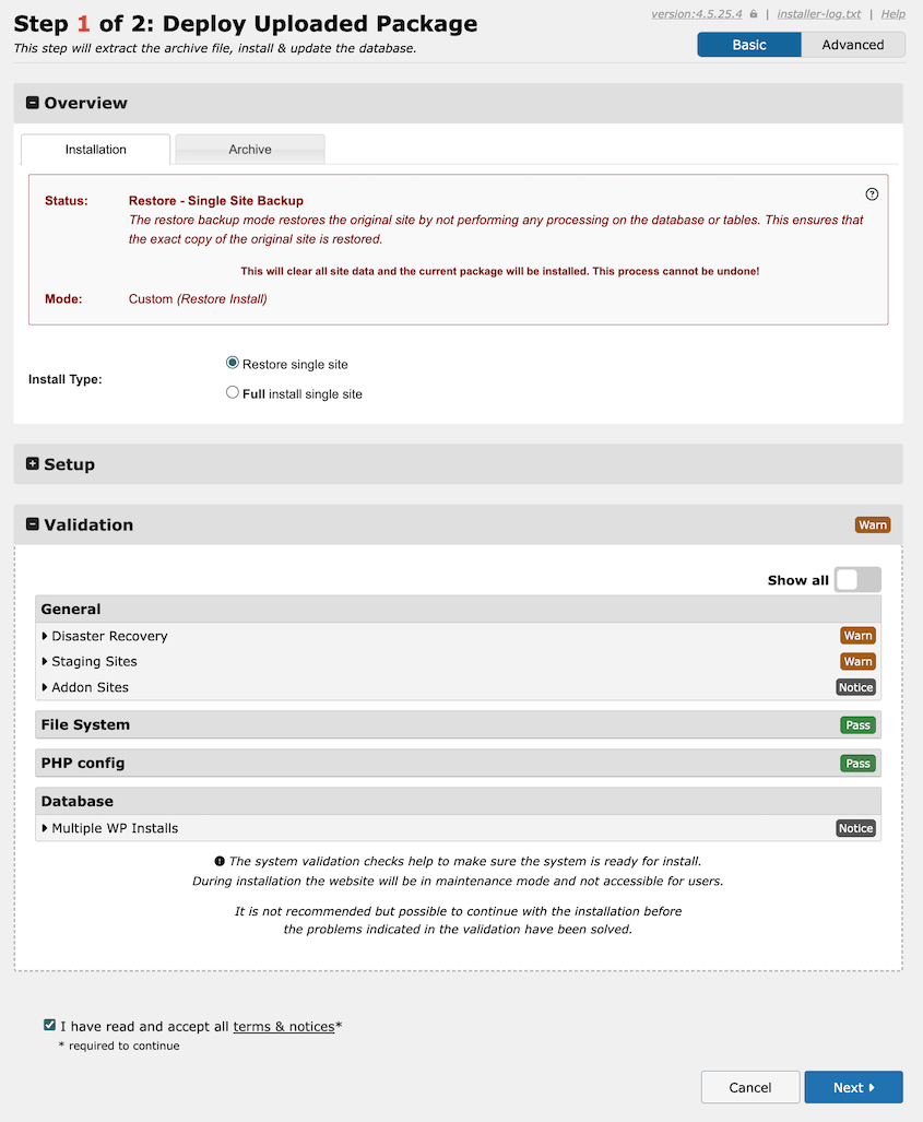 Distribuisci-Backup-Google-Cloud - Duplicator Distribuisci backup Google Cloud