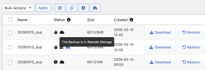 Backup-Remoto-Duplicator - Duplicator Backup remoto Duplicator