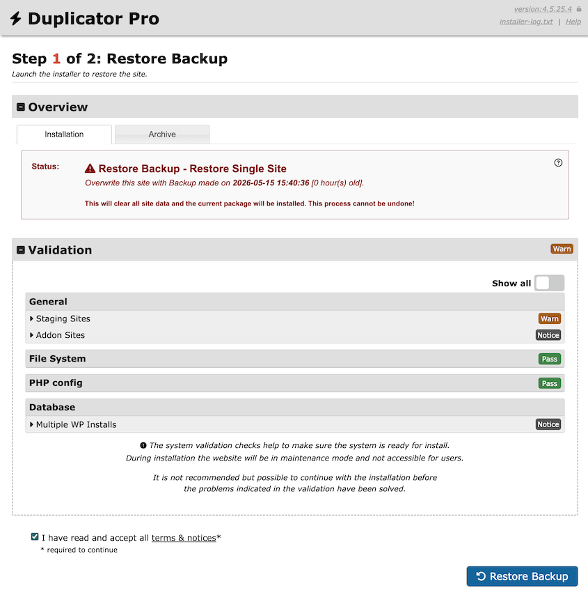 Ripristina-Backup-Google-Cloud - Duplicator Ripristina backup Google Cloud