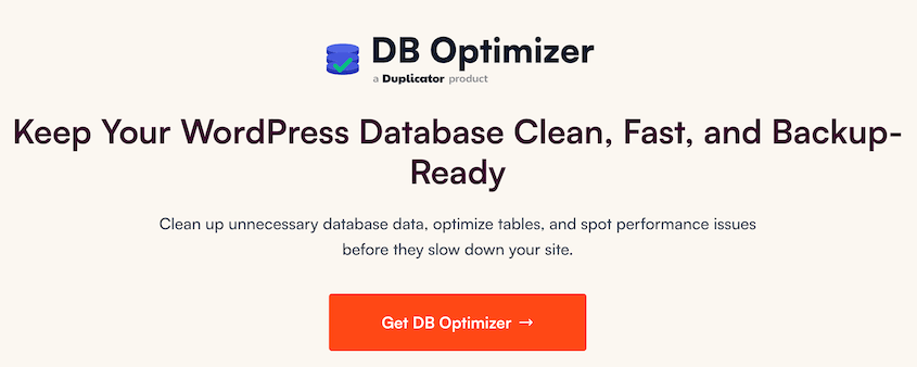 Plugin DB Optimizer