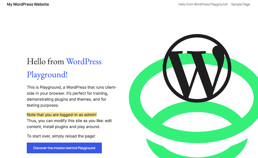 WordPress Playground