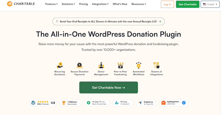 Plugin per donazioni Charitable